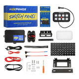 Auxpower 8 Gang RGB Switch Panel Offroad With APP Remote Control